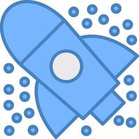 Rocket Creative Frame Token vector
