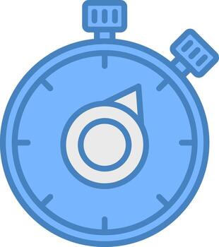 Temporizador híbrido icono módulo vector