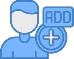 Add Friend Ultra Clean Mark vector