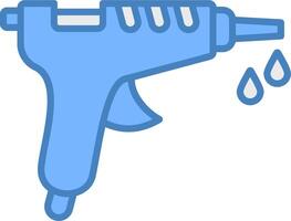 Glue Gun Refined Pattern vector