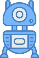Robot Modern Visual Asset vector