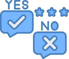 Yes No Unified Visual Component vector