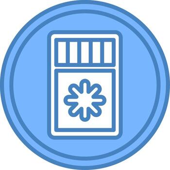 Electrical Counter Iconic Grid Pattern vector