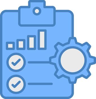 Project Management Solid UX Block vector