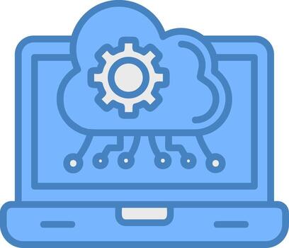 borde informática compacto icono fragmento vector