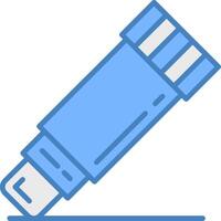 Glue Stick Hybrid Icon Module vector