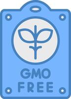 Gmo Free Color Block Symbol vector