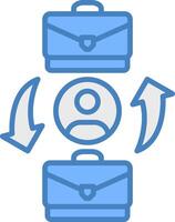 Job Rotation Light Mode Badge vector