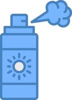 Spray Highlighted Badge Graphic vector