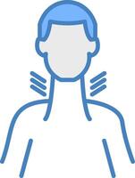 Throat Innovative UX Pattern vector
