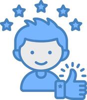 Best Customer Experience Next-Level App Unit vector