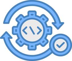 Continuous Hybrid Icon Module vector