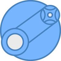 Drive Belt Simple Frame Object vector