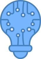 Light Bulb Styled Badge vector