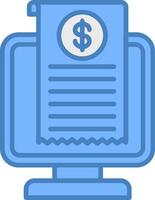 Receipt Digital Sketch Object vector