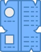 Hieroglyph Seamless Interface Block vector