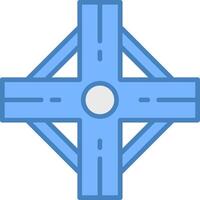 Road Intersection Polished UX Feature vector