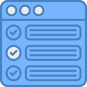 Schedule Solid UX Block vector