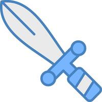 Sword Bright Web Symbol vector