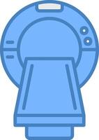 Mri Clear Line Pattern vector