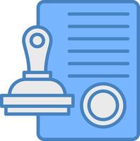 Rubber Stamp Crystal Clear Object vector