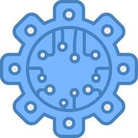 Settings Elegant App Emblem vector