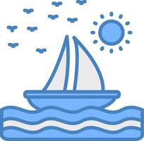 Boat Next-Level App Unit vector