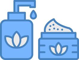 Skincare Neon Badge Element vector