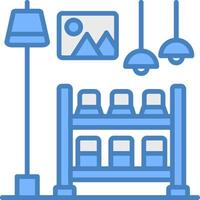 Shoe Rack Conceptual App Symbol vector