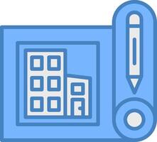 Blueprint Responsive Web Emblem vector