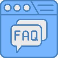 Faq Light Sketch Form vector