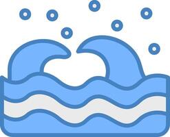 Wave Bright Tone Sketch vector