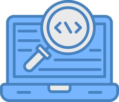 código conceptual aplicación símbolo vector