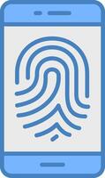 Mobile Password Premium Grid Symbol vector