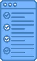Bullet List Hybrid Icon Module vector