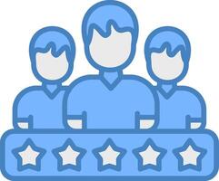 Customer Testimonial Simplified Sketch Piece vector