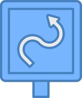 Curves Sleek Visual Element vector