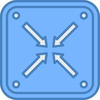 Join Compact Icon Fragment vector