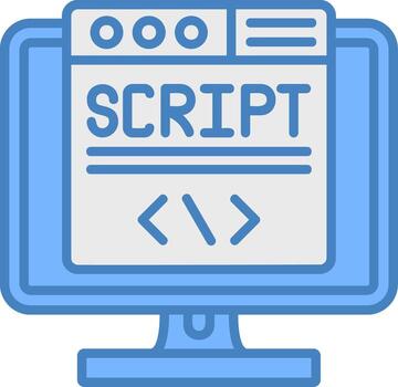 guión futurista ui elemento vector