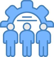 Team Building Subtle UX Stamp vector