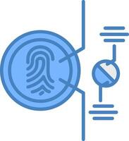 Biometric Seamless Interface Block vector