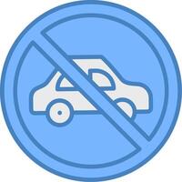 No Parking Balanced UX Element vector