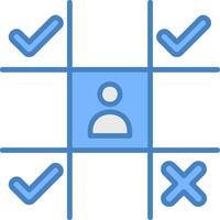 Market Positioning Shadowed Grid Element vector
