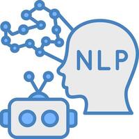 Nlp Bright Color Symbol vector