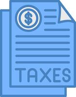 Taxes Documents Bright Web Symbol vector