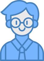 Teacher Clear UX Symbol vector