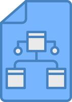 Data Model Futuristic UI Element vector