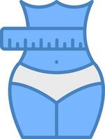 Measurement Sharp Outline Badge vector