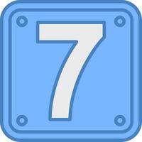 Number 7 Innovative UX Pattern vector