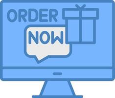 Order Now Simple Visual Module vector